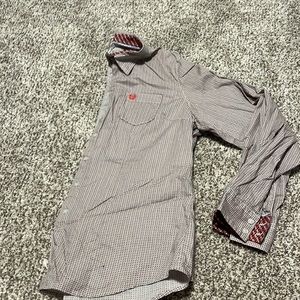 Cinch long sleeve button up